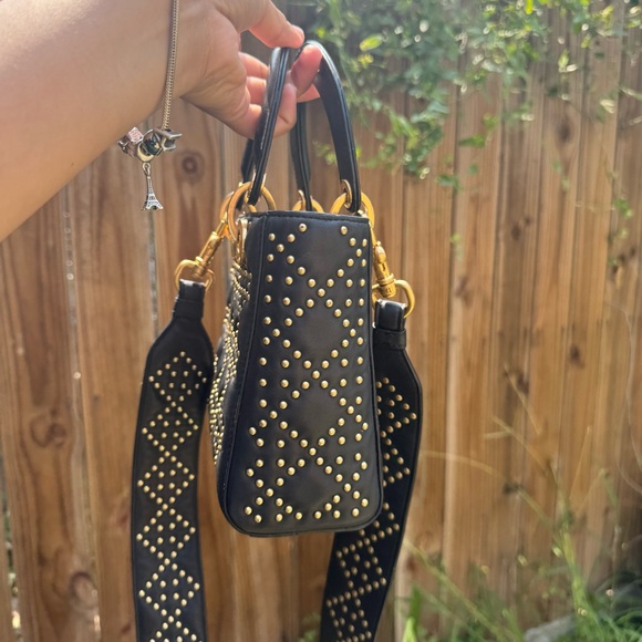 Christian Dior 2017 Supple Studded Mini Lady Dior - Picture 3 of 10